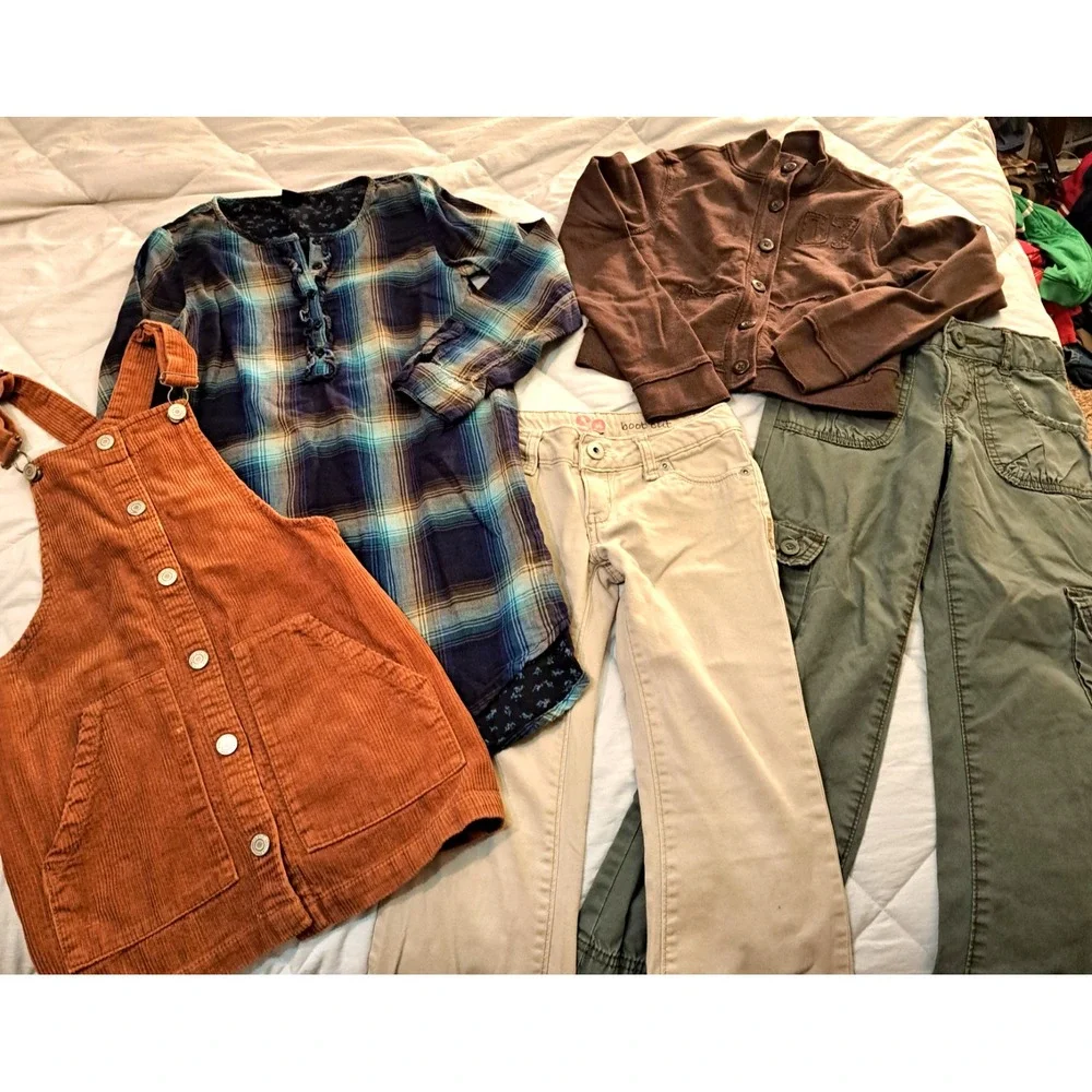 Lot of 5 Girls‎ 7/8 Winter Clothing Old Navy SO GAP Kids Vanilla Star Casual